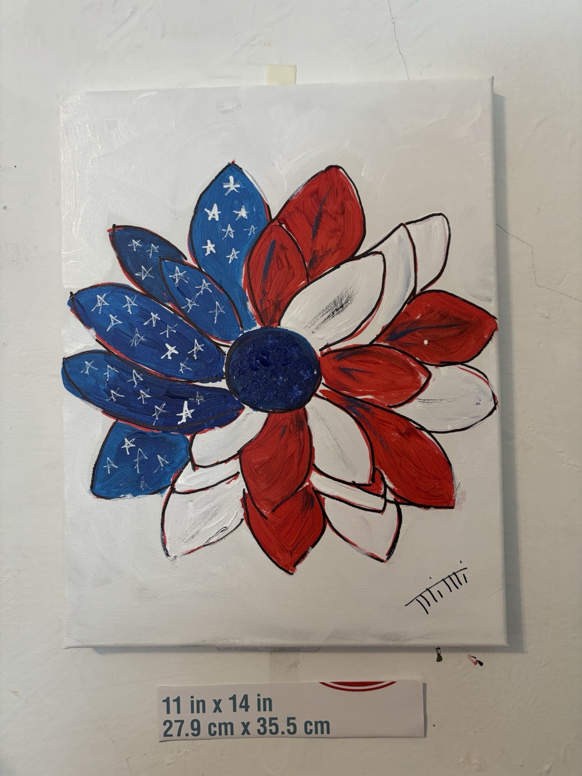Red White And Blue Bloom