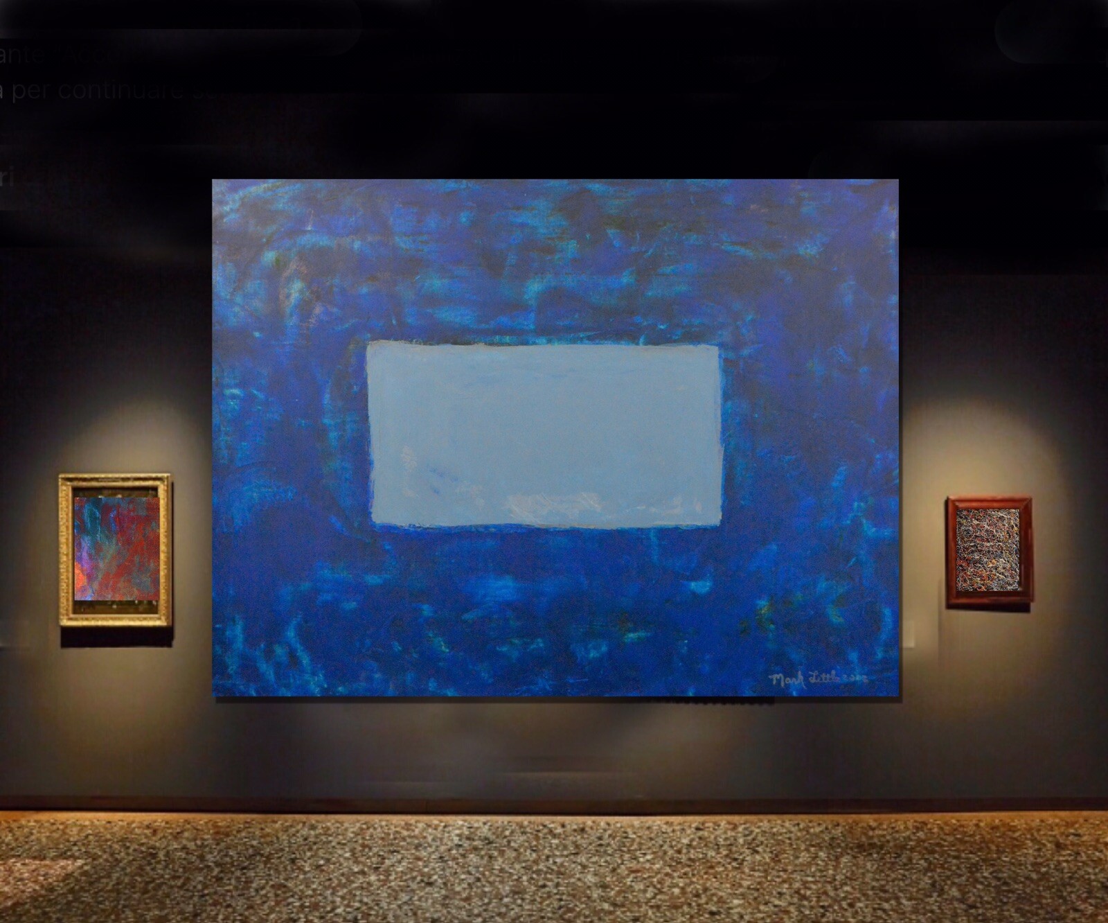 Mark Little original￼, Painting 81” X 62” Extra Large,Abstract,Action￼,PopXL