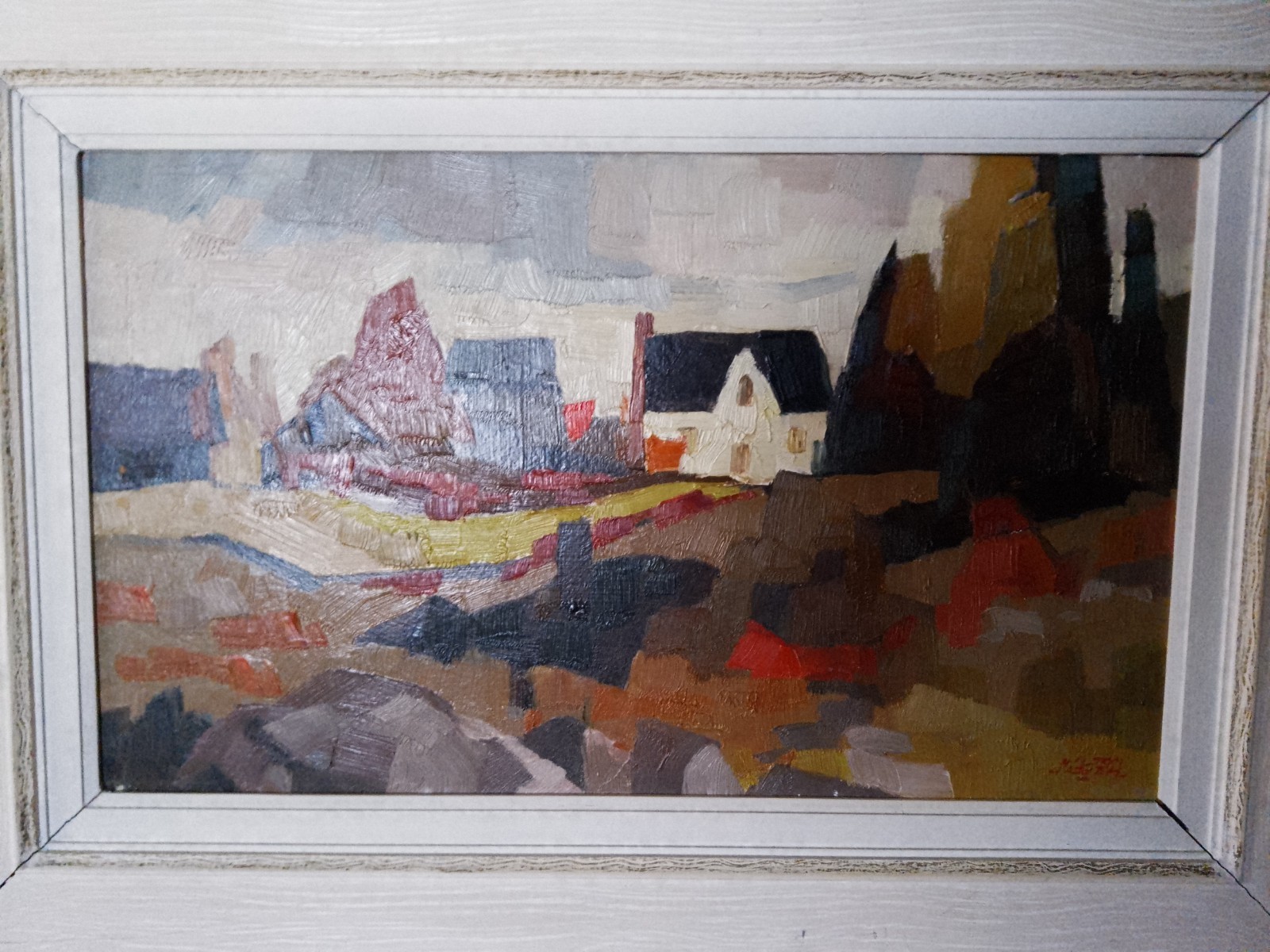 Hilton MacDonald Hassell (1910 – 1980) – Opeongo Farm 1967 – oil on Board