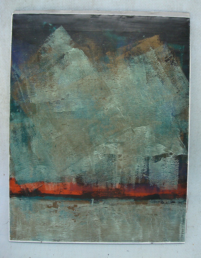 Trish Thompson «Sundown Riverside, Looking West» 11″ X 14″