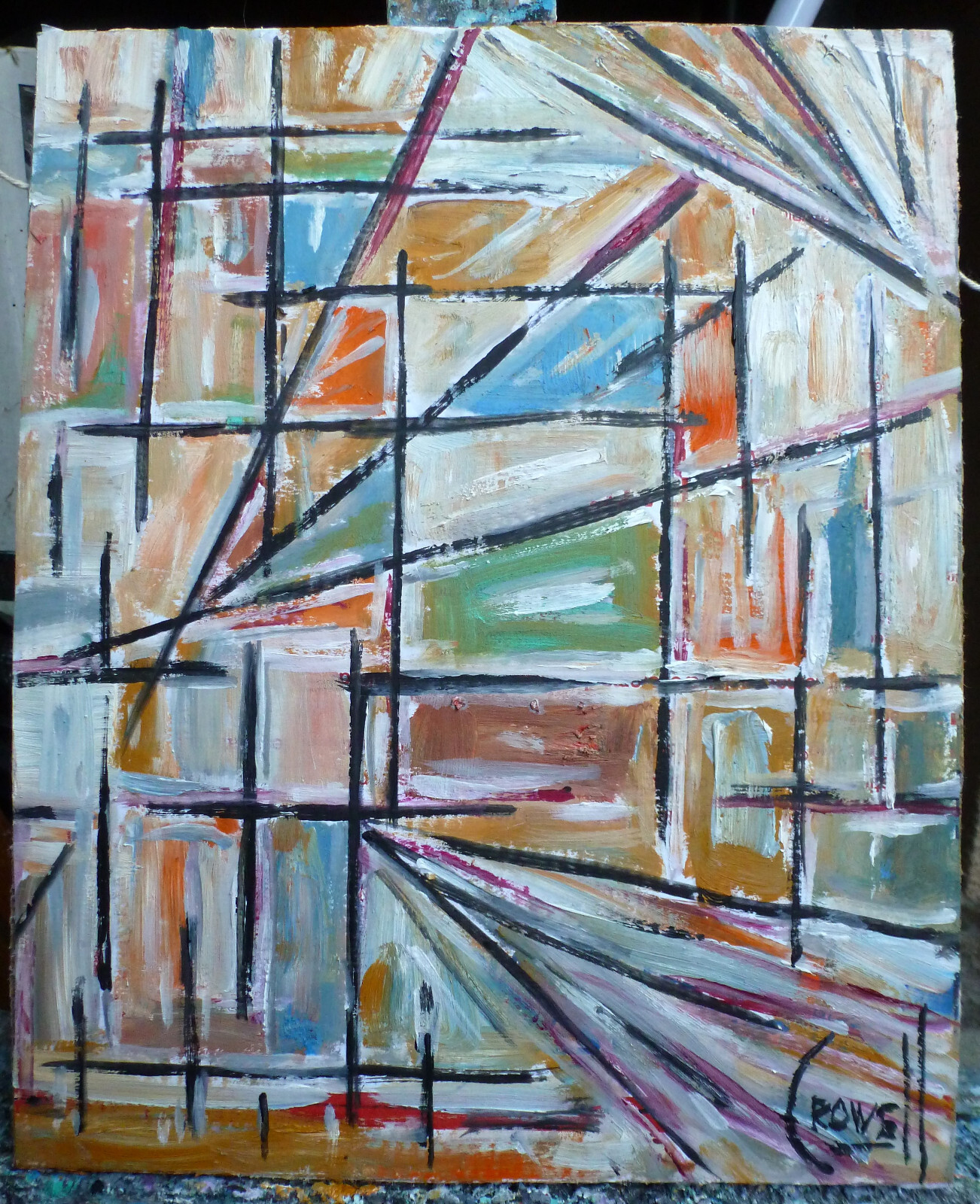 LOSERS & WEEPERS 8×10 oil painting HARDpanel NEW original art signed Crowell
