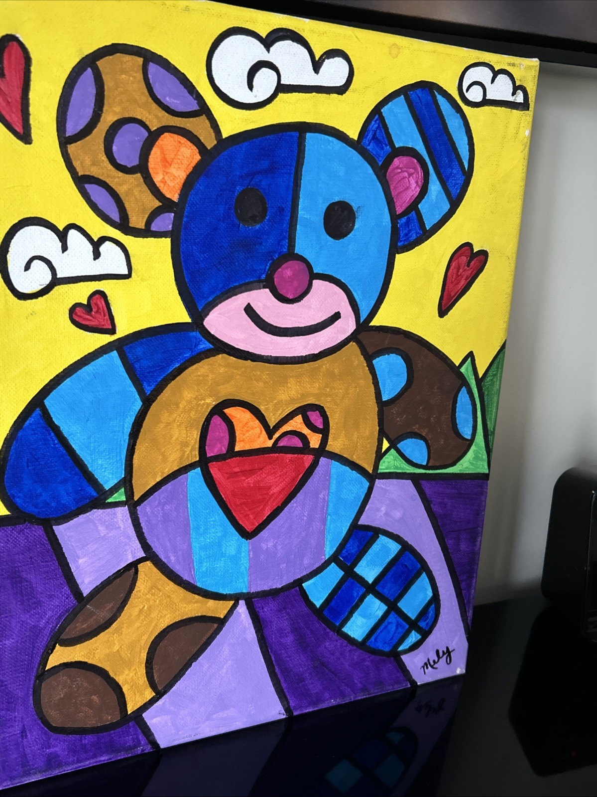 Teddy Bear Painting