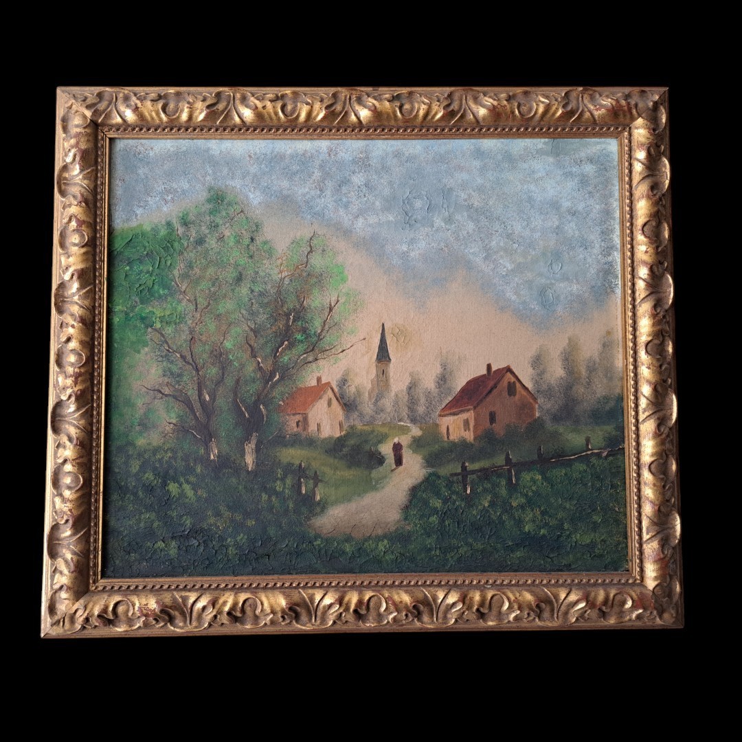 Breathtaking Scenery early 20th Century European School Landscape, Mountain View