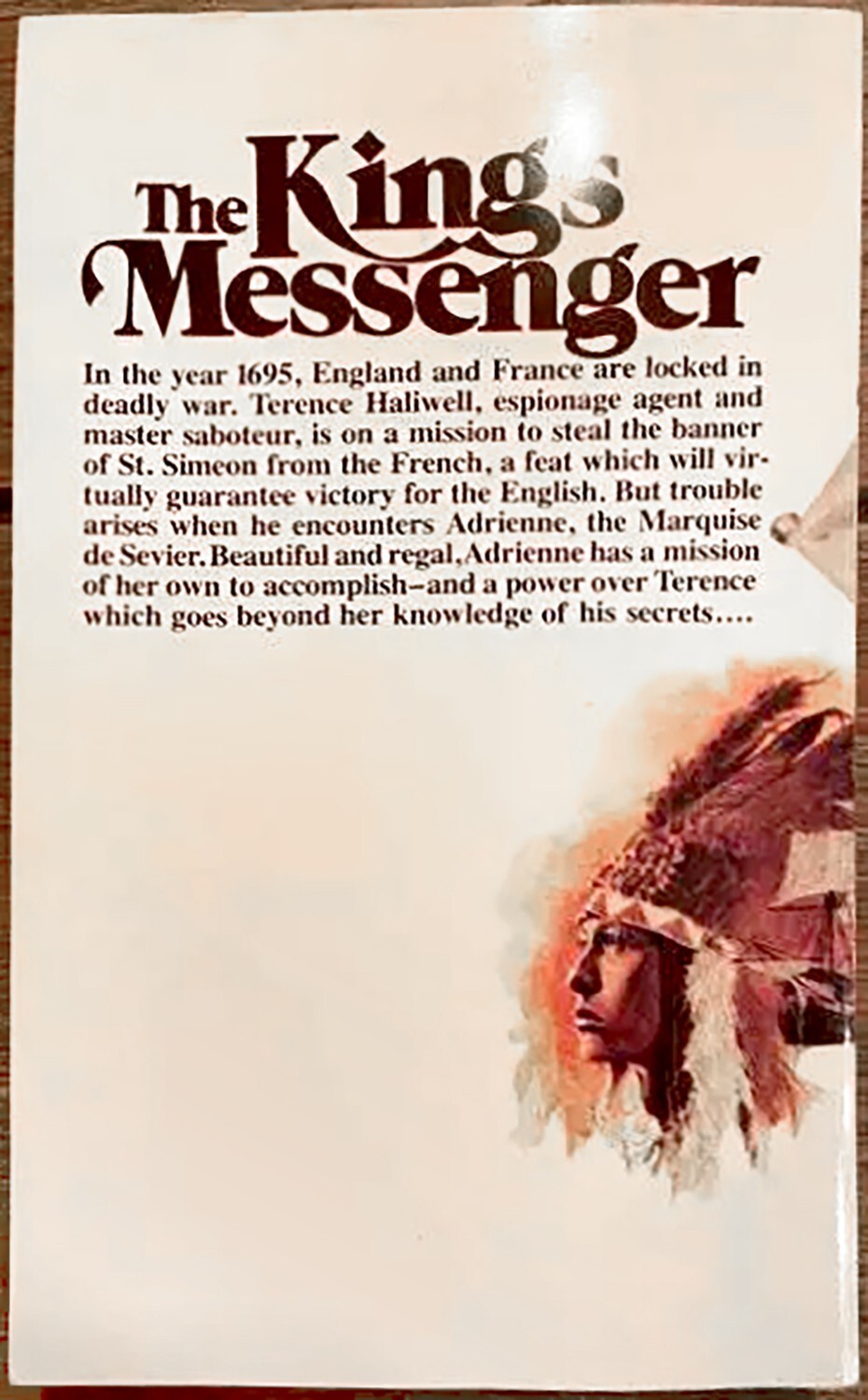 The King’s Messenger Paperback Cover Painting Illustration Original Art Ace 1979