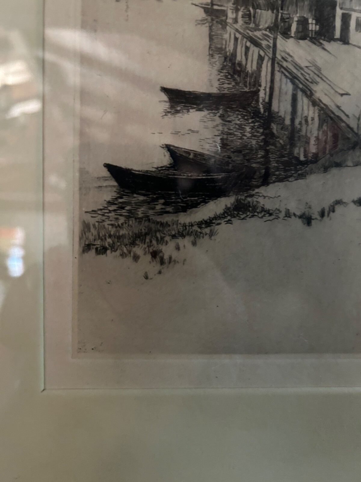 One Original Artwork / Boat Scene / Circe early 1900’s