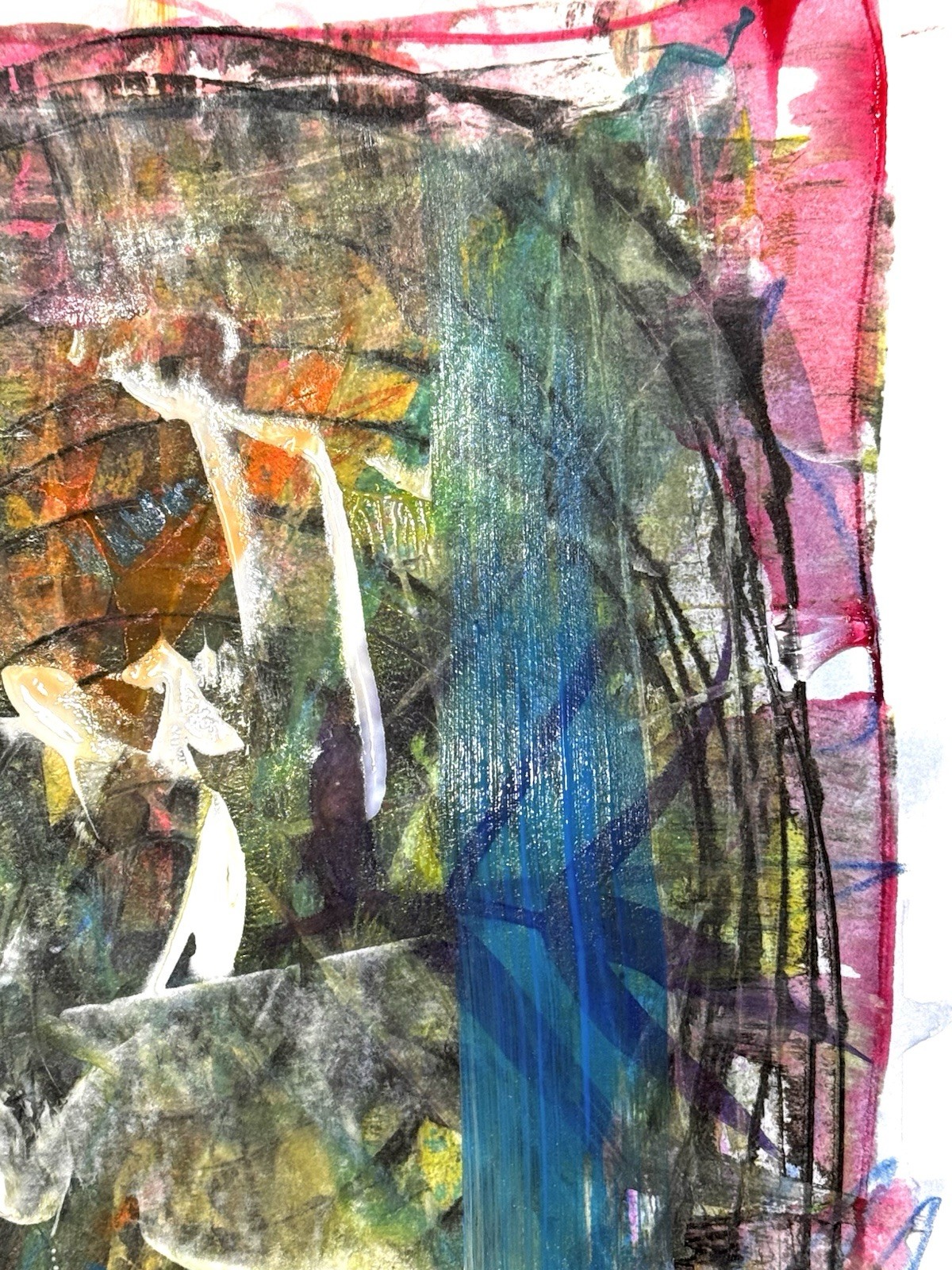 Original Abstract Expressionism 9×12 Handmade Unique Signed Fine Art 11
