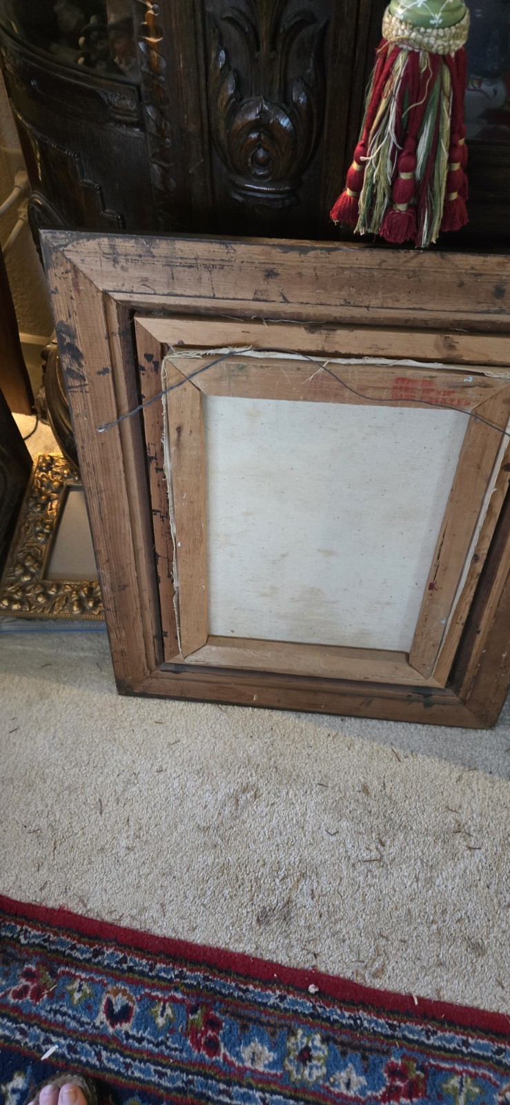Signed Bernet? Original Oil Painting 23.5X19.5″ Including Frame Art Is 16X11″