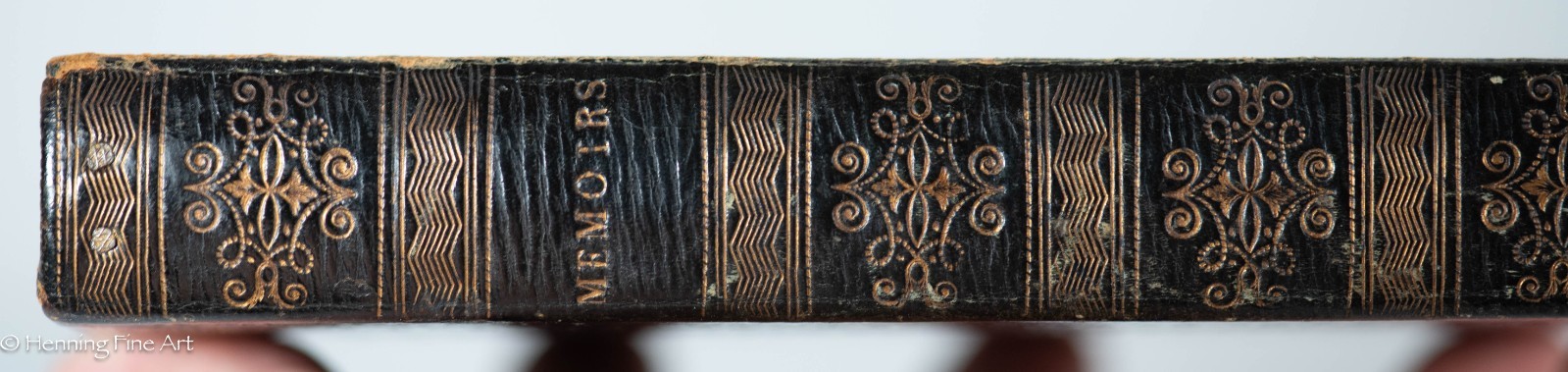 Exceptional Antique Miniature Portrait Painting – Lord Byron in Custom Book Case