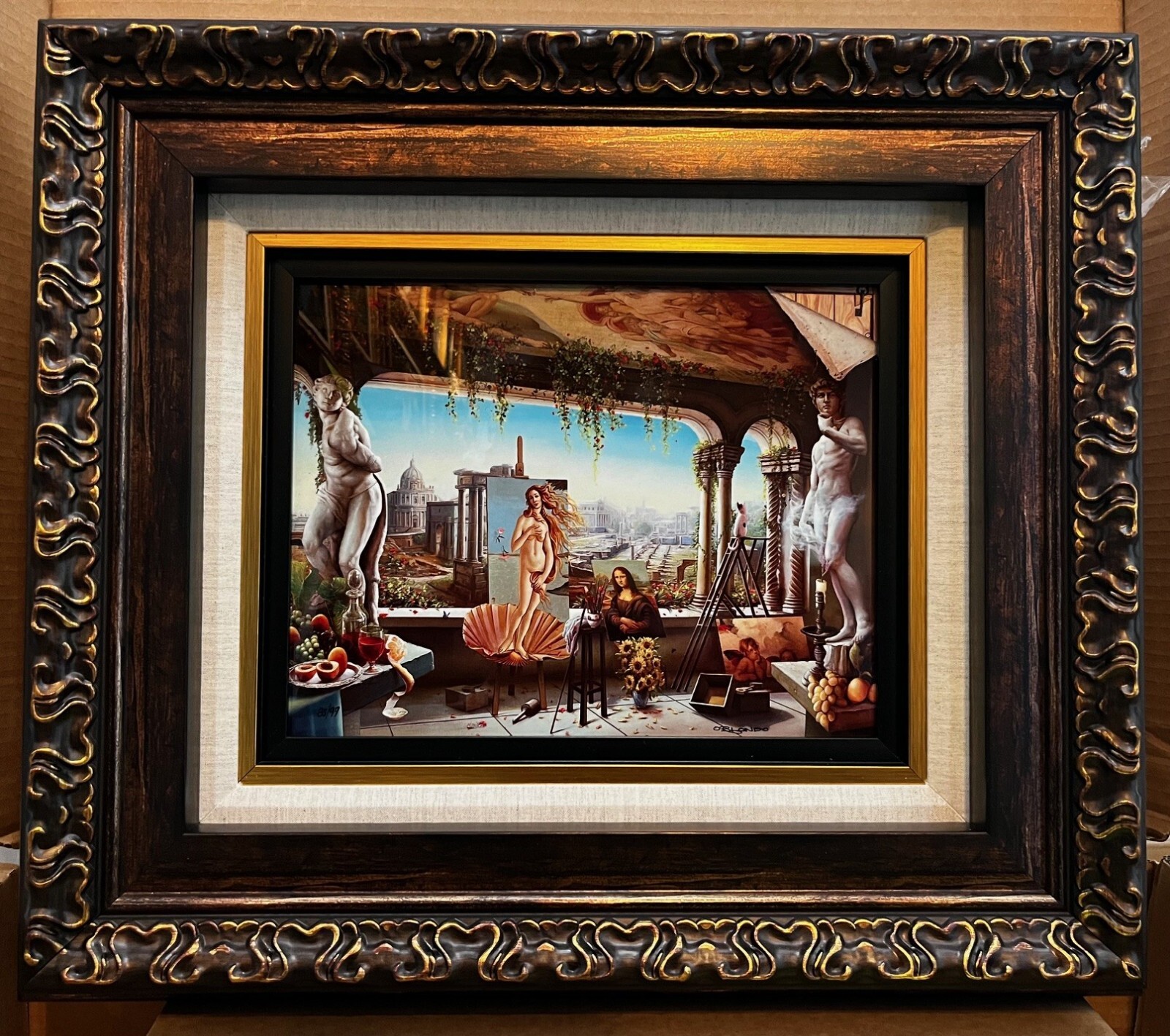 Orlando Quevedo «Masters Encounter» Dye Sublimation, hand-signed & numbered, COA