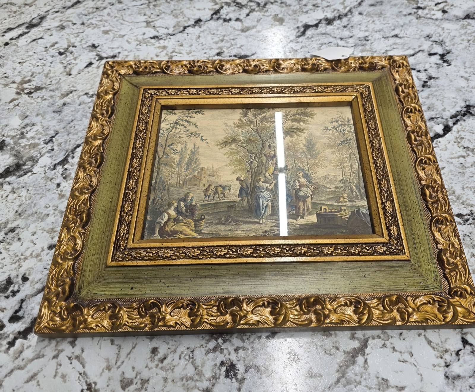 Bartolozzi 19th Century Zocchi Hand Colored Engraving September Months of Year