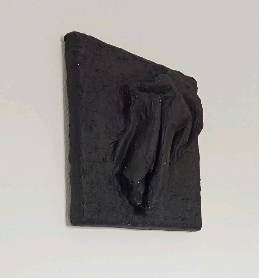 Textured Picture Black Abstract Art Picture Painting Original