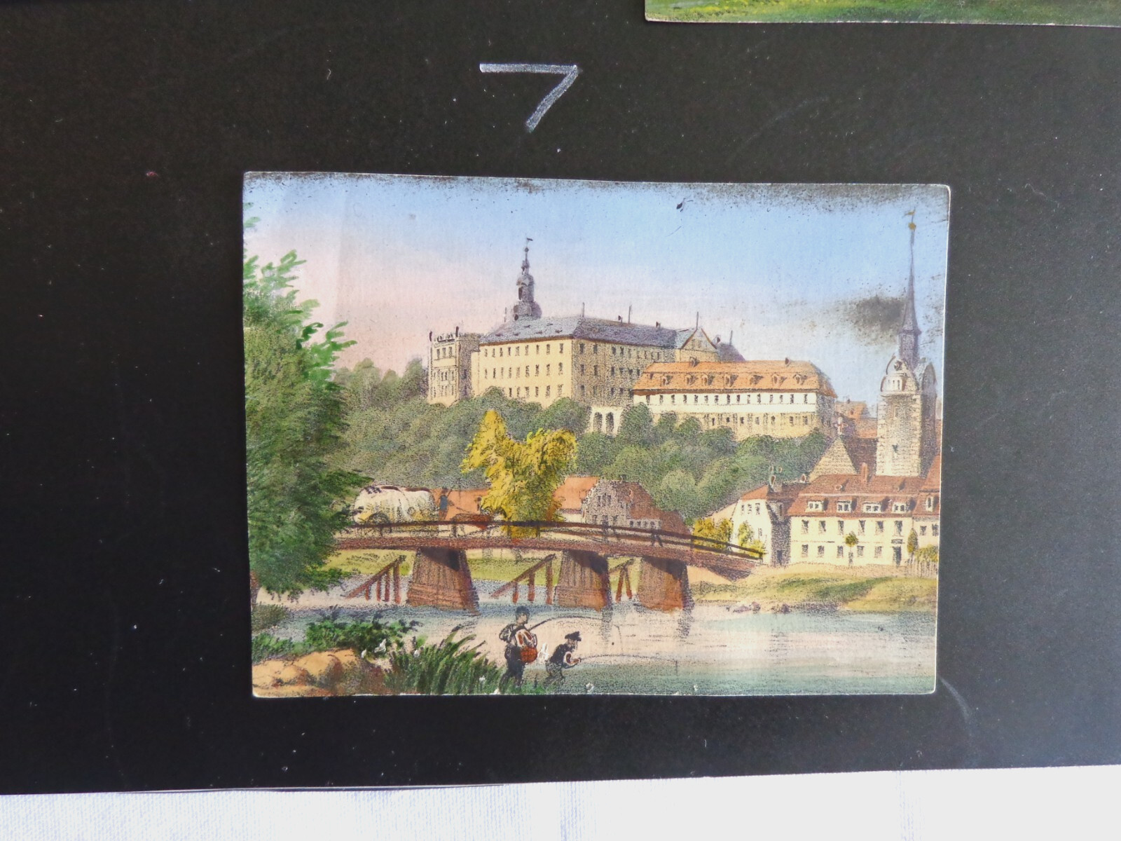 AFTER and ATTRIBUTED to GUSTAV FRIEDRICH ADOLF TAUBERT 7 MINIATURE RARE ETCHINGS
