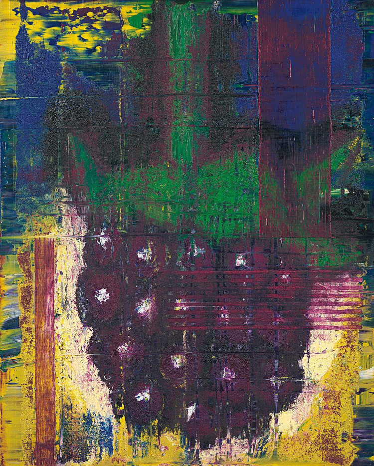 AARON FINK ‘Blackberry’, 1992 SIGNED Oil on Linen Painting 30″ x 24″ Exc. Cond.