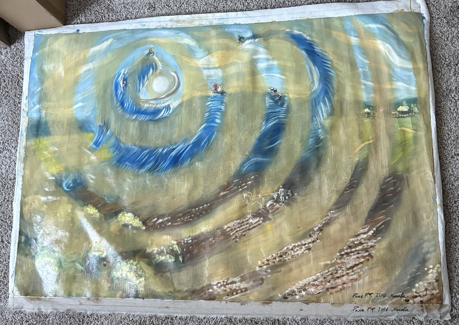 Original Painting Oil On Canvas 2014 Size 114×76 cm