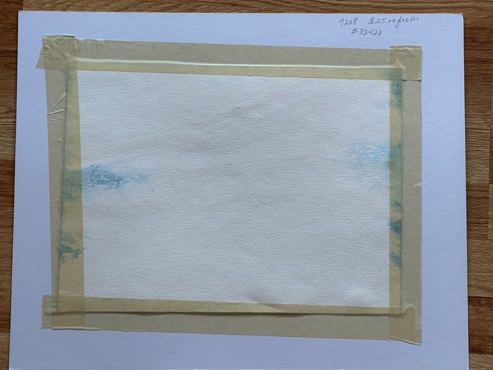 ALICE GUZMAN ORIGINAL WATERCOLOR PAINTING MATTED 16″ X 20″ NEW MEXICO 1980’S