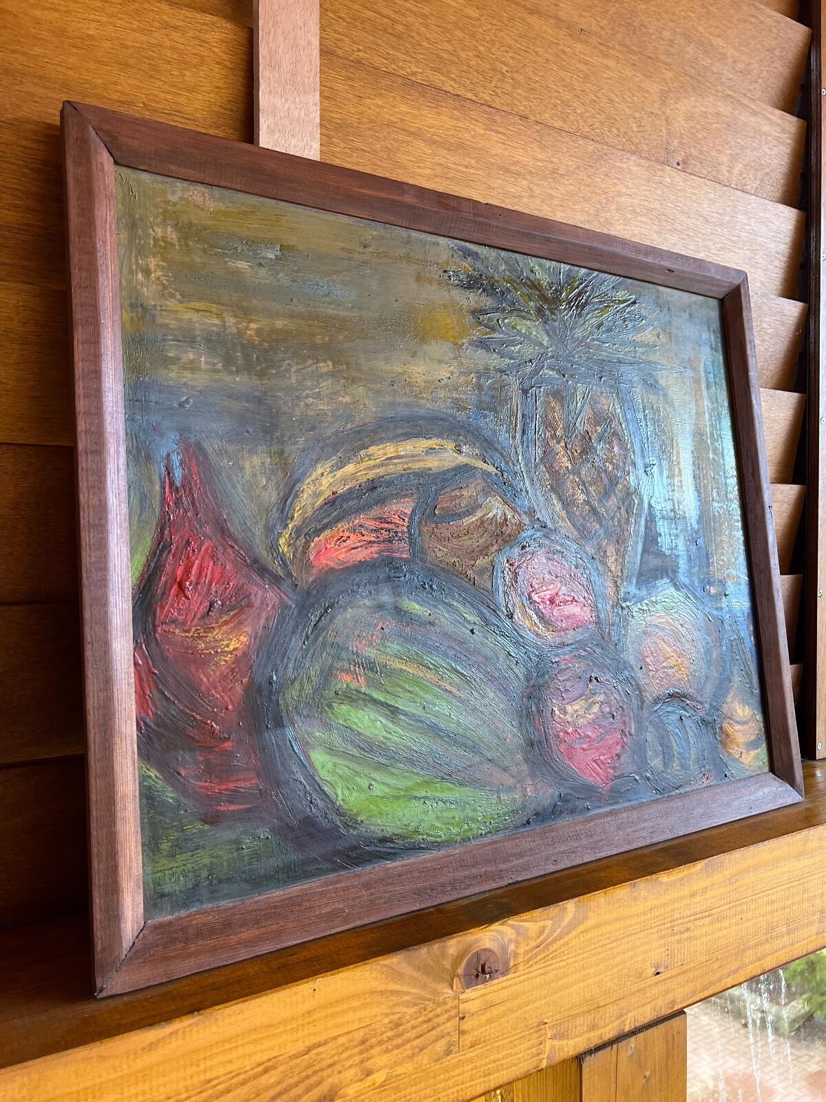 painting on cardboard