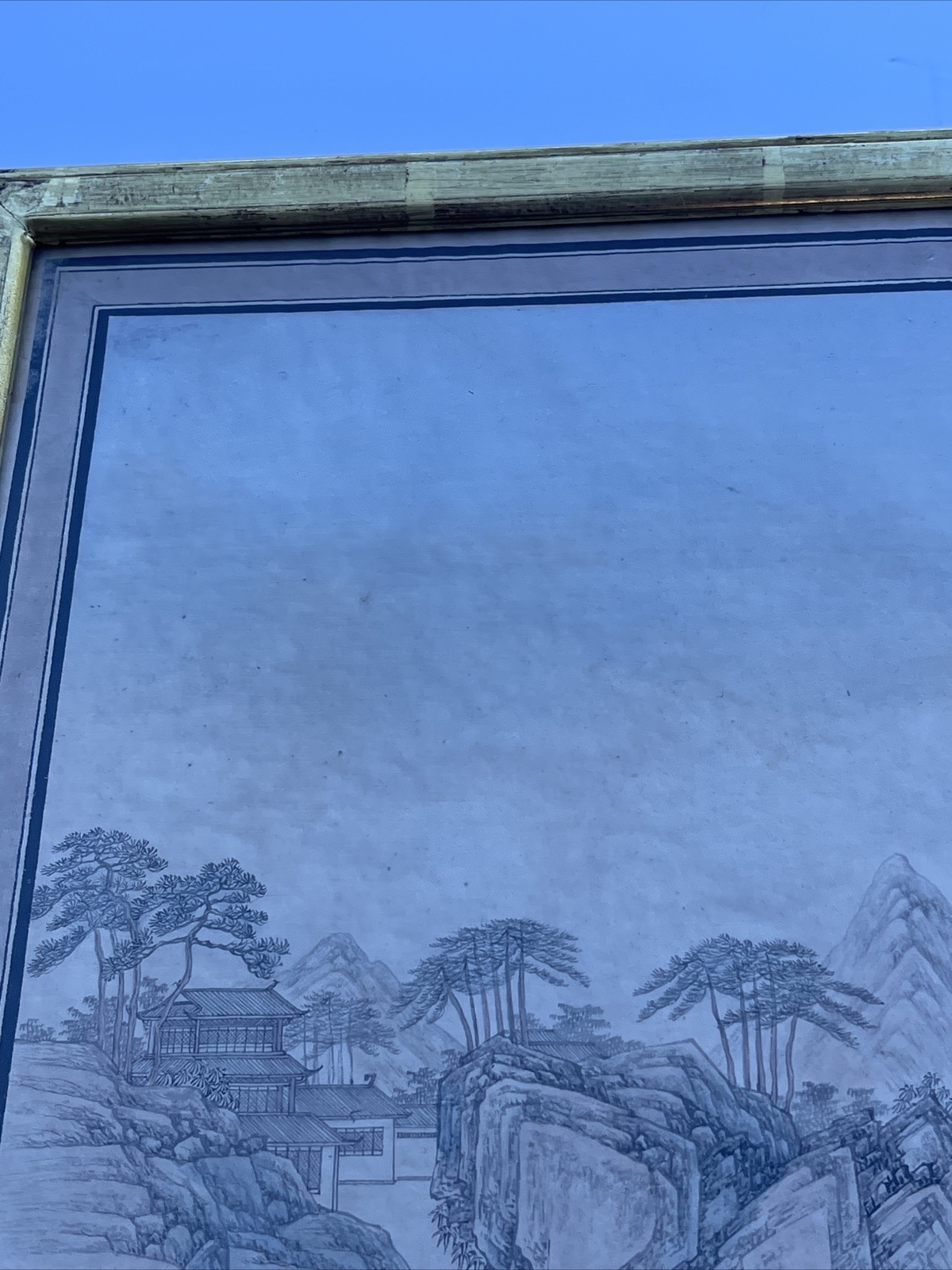 ANTIQUE FINE OLD CHINESE LANDSCAPE PAINTING SCHOLAR MASTER 18TH TO 19TH CENTURY