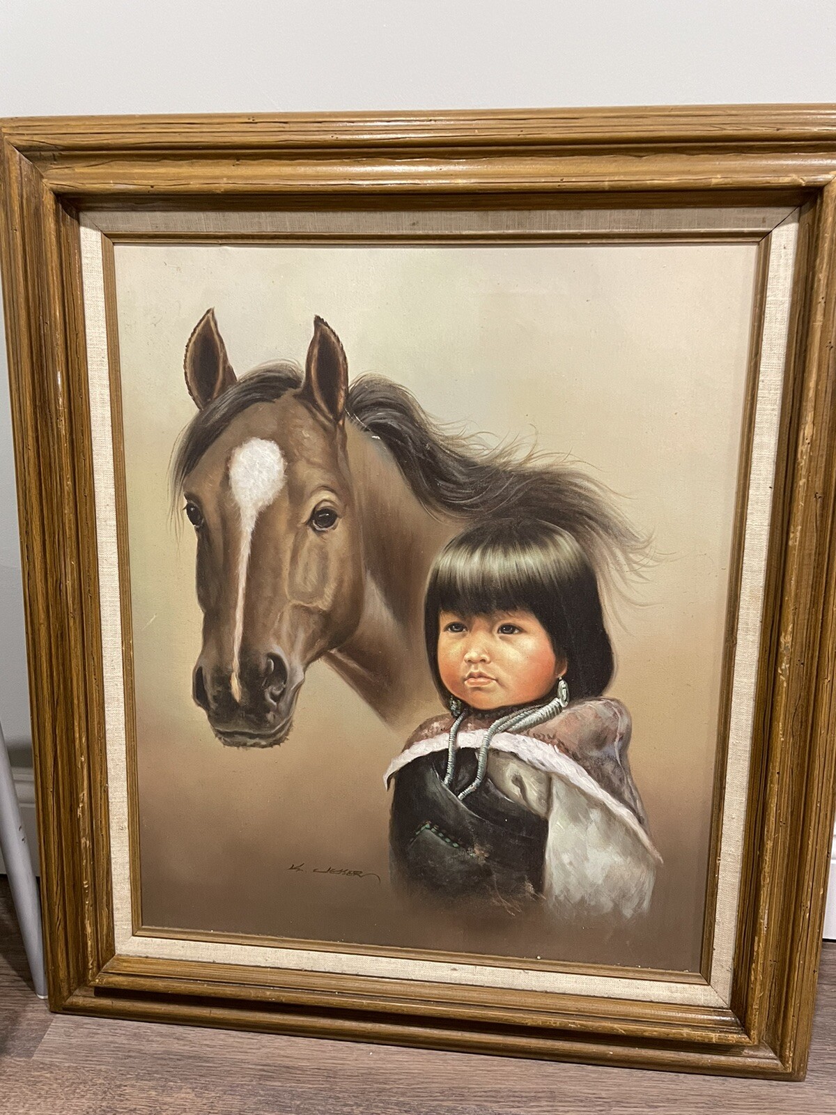 Stunning Original Oil Painting, Signed And Framed, Full Of Details, Size:30”*27”
