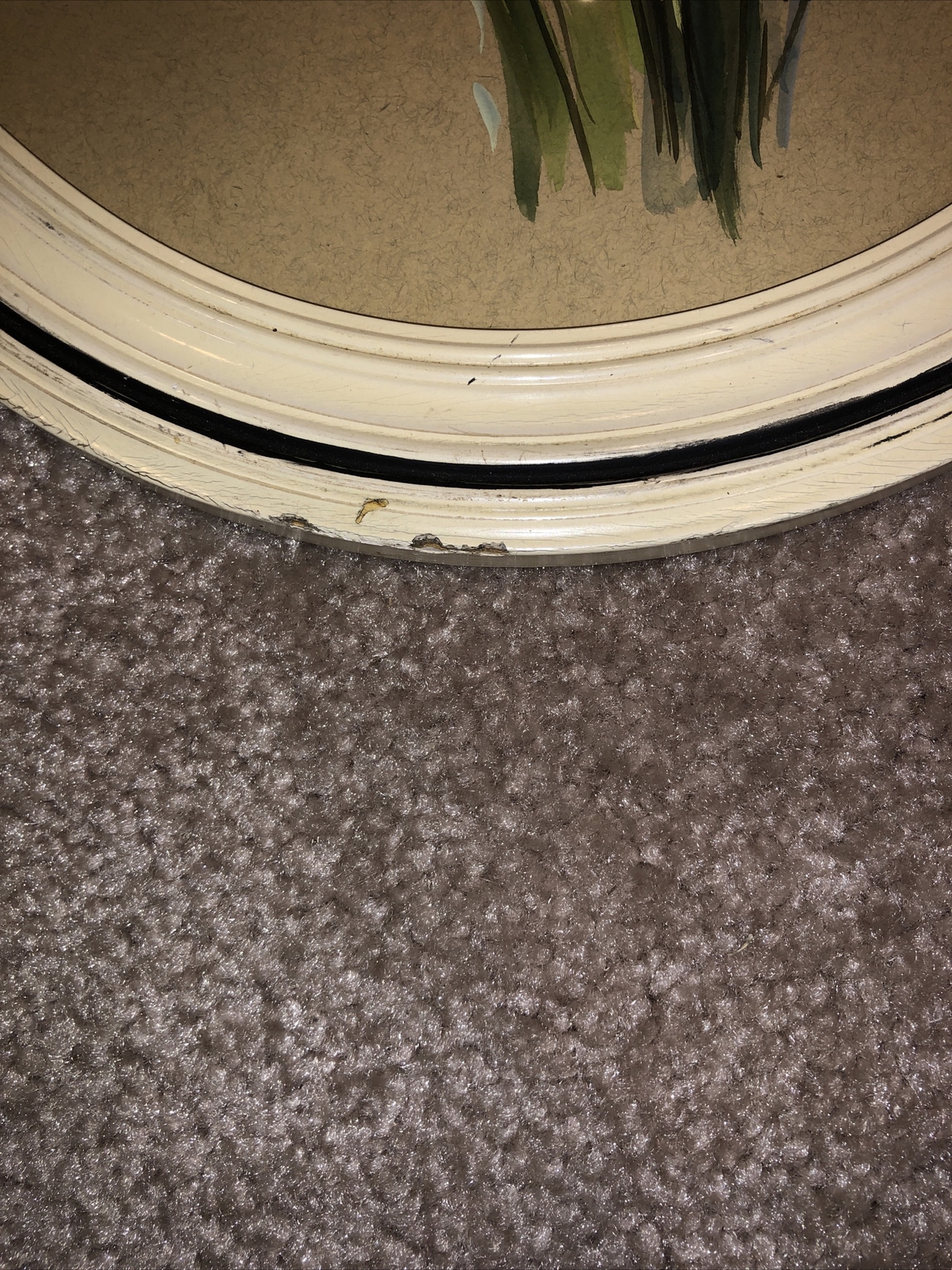 Set Of Vintage Shabby Chic Handpainted Floral Pictures Signed ‘Weston.’