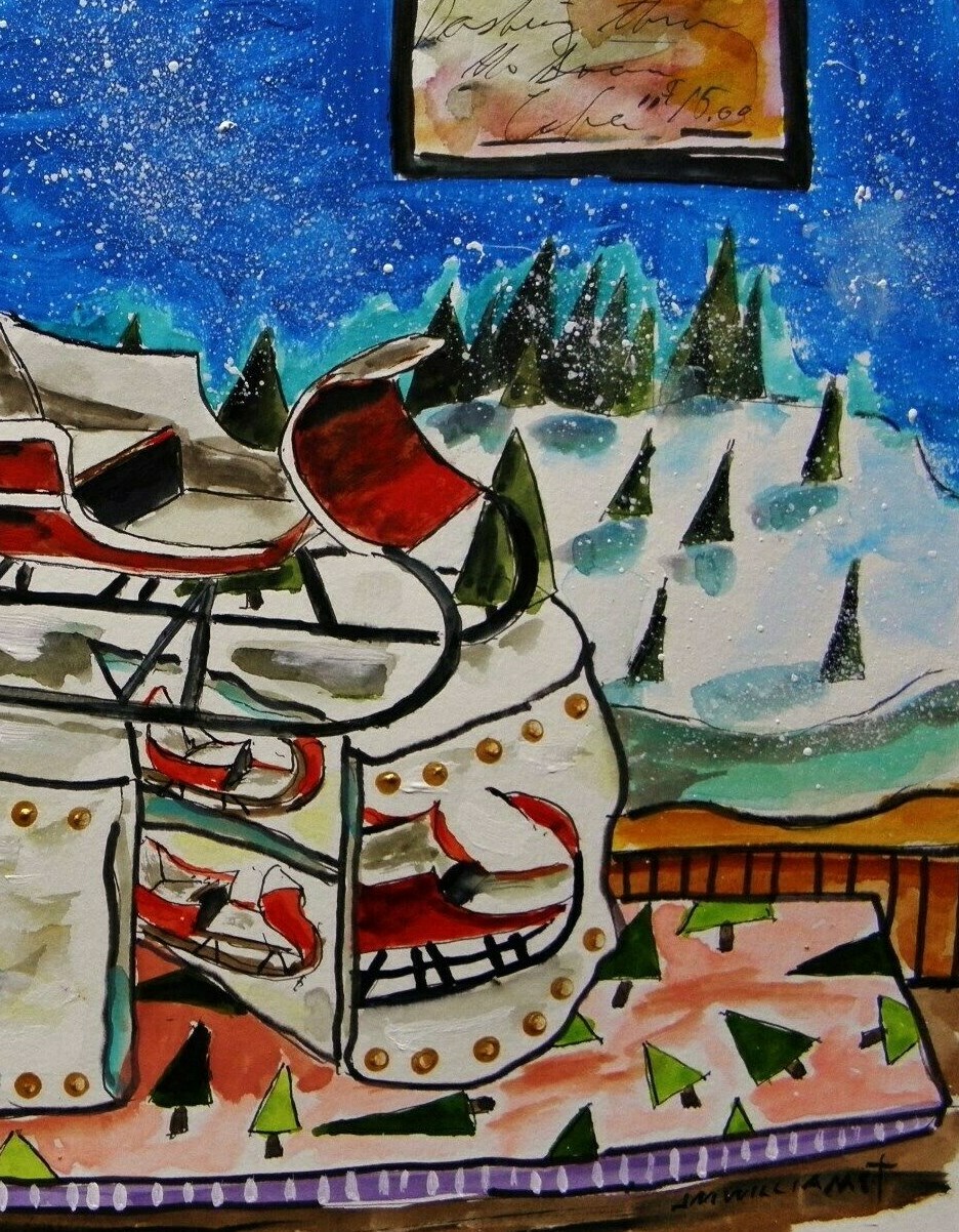 Original Bakery Sketch Cake Food Watercolor Impressionism