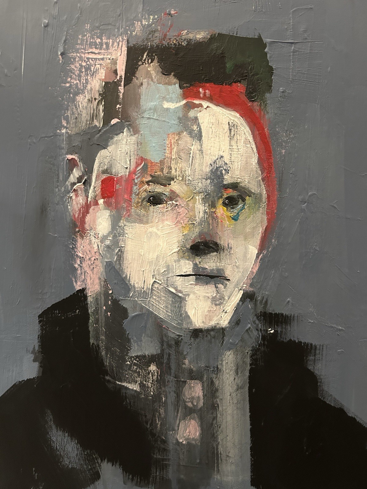 Parsons People. Original Abstract Portrait 16×20. Canvas. Signed.