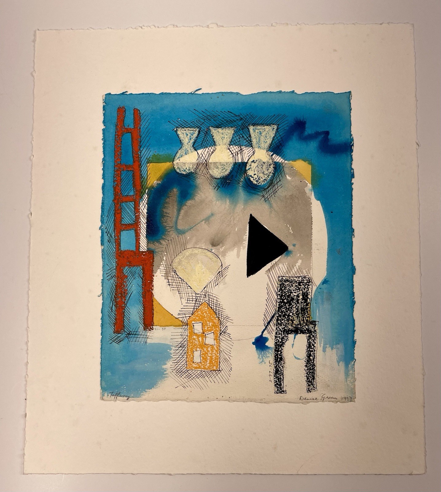 Denise Green- Original Painting- Famous Australian Artist- 1997 – Signed & Dated