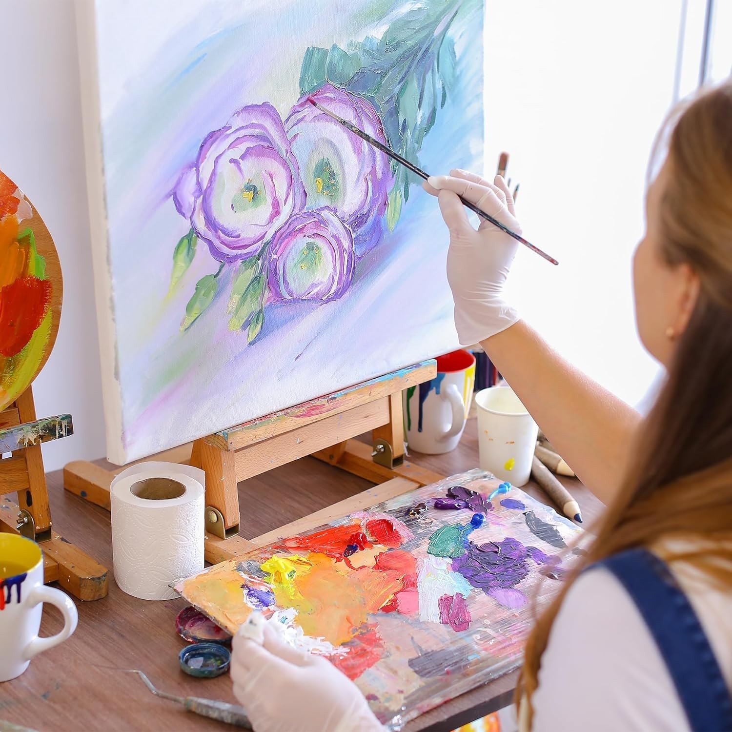 Luxurious Stretched Canvas Boards, 2-Pack: Ideal for All Painting Mediums
