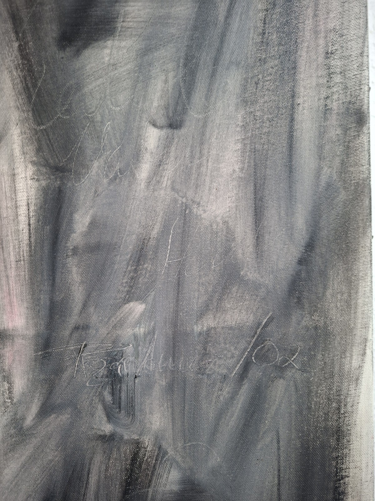 Oil Painting Abstract Expressionism Original Artwork On Canvas Portrait Face