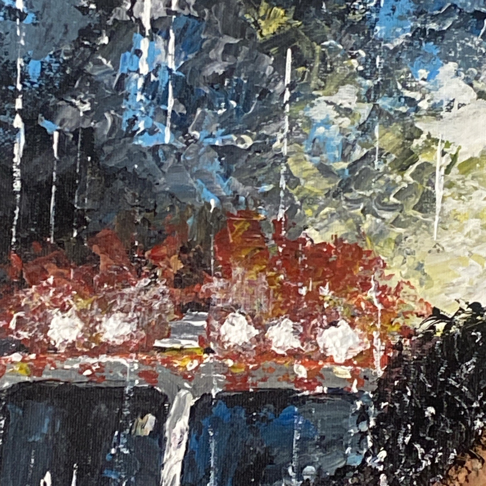 Original Acrylic Painting on canvas 16”x 20” 2026 » Patriotic United States