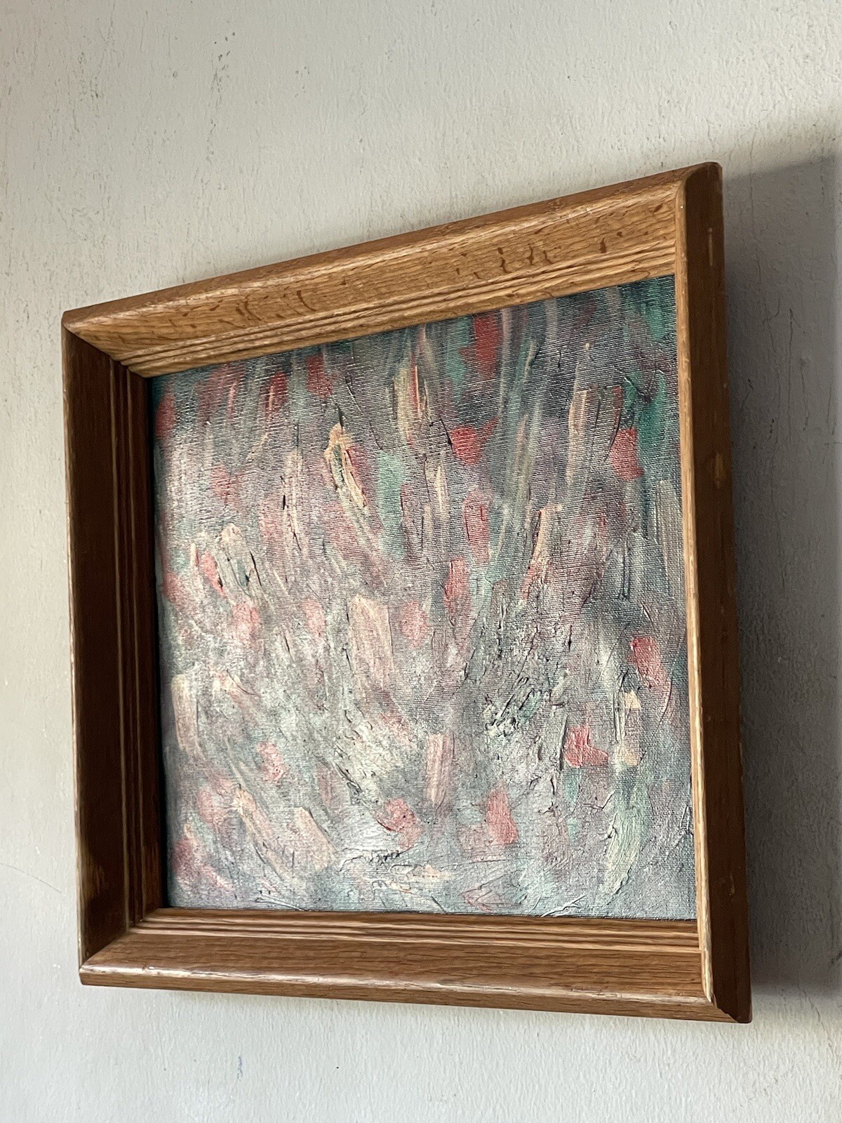 JOHN VON WICHT ANTIQUE MODERN ABSTRACT EXPRESSIONIST OIL PAINTING OLD MODERNISM