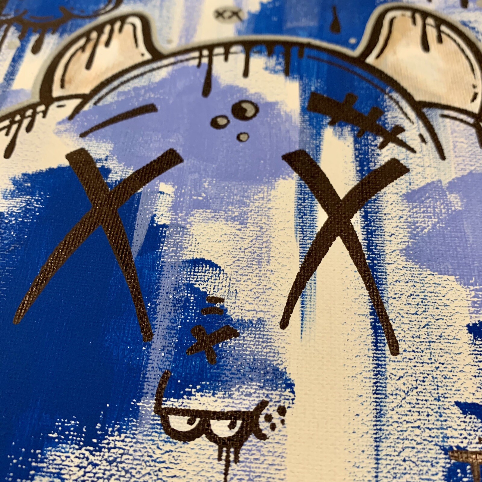 Ghostgrl Graffiti Art ORIGINAL Street Modern NYC Pop 10×8 PAINTING USA Canvas
