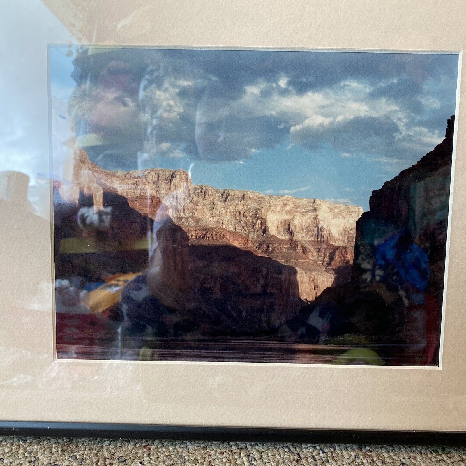 Grand Canyon River Through The Past? Framed Art Print Painting Photo Office Home