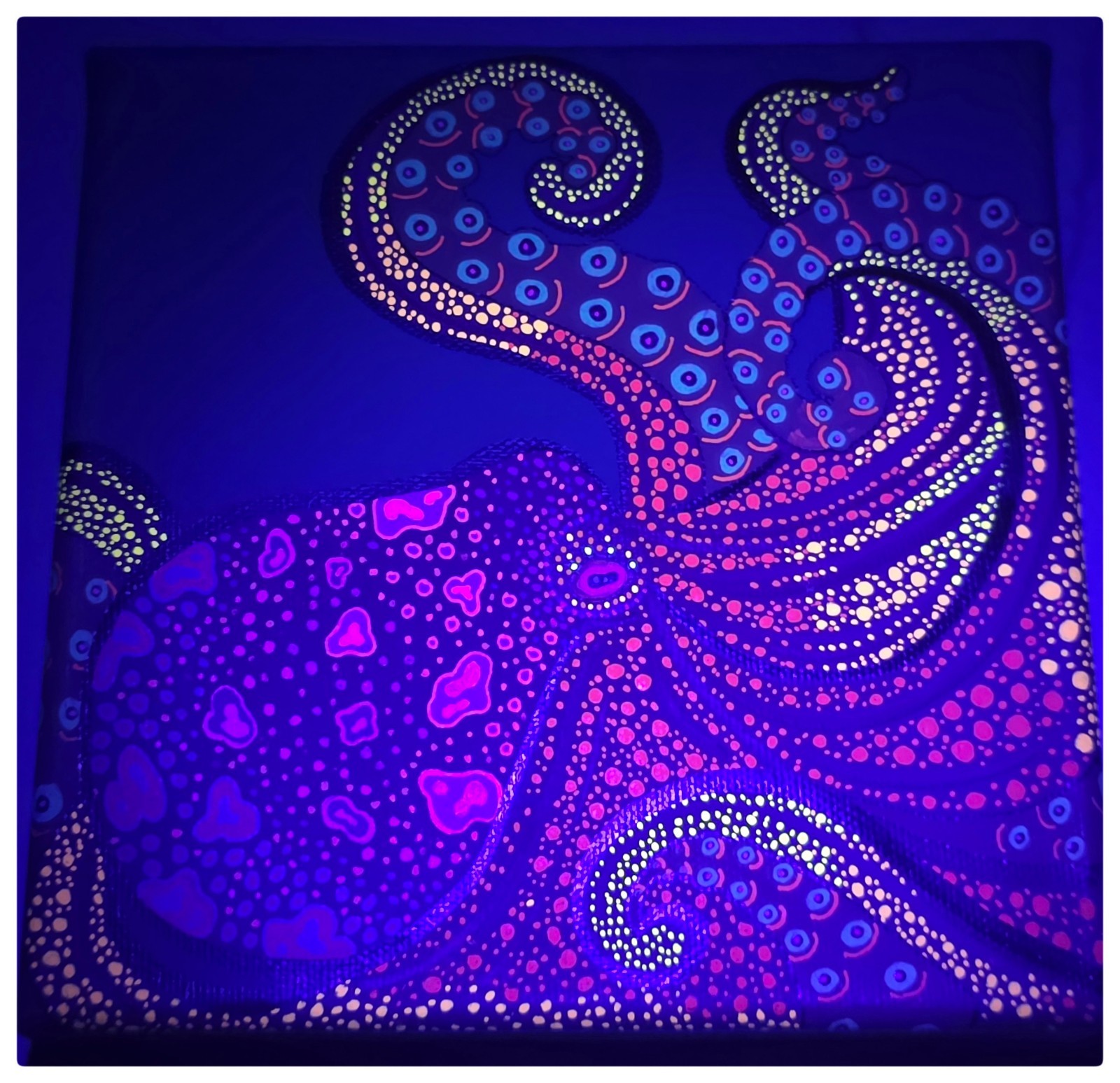 Davy Jones’ Locker Collection – Strange And Deranged Art – 6×6 Canvas Paintings