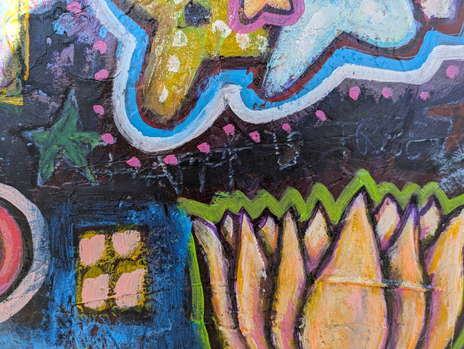 LONG LIFE, JOY, PROSPERITY – K. Bickman, White Tara 6′ x 11′ Exclusive Fine Art