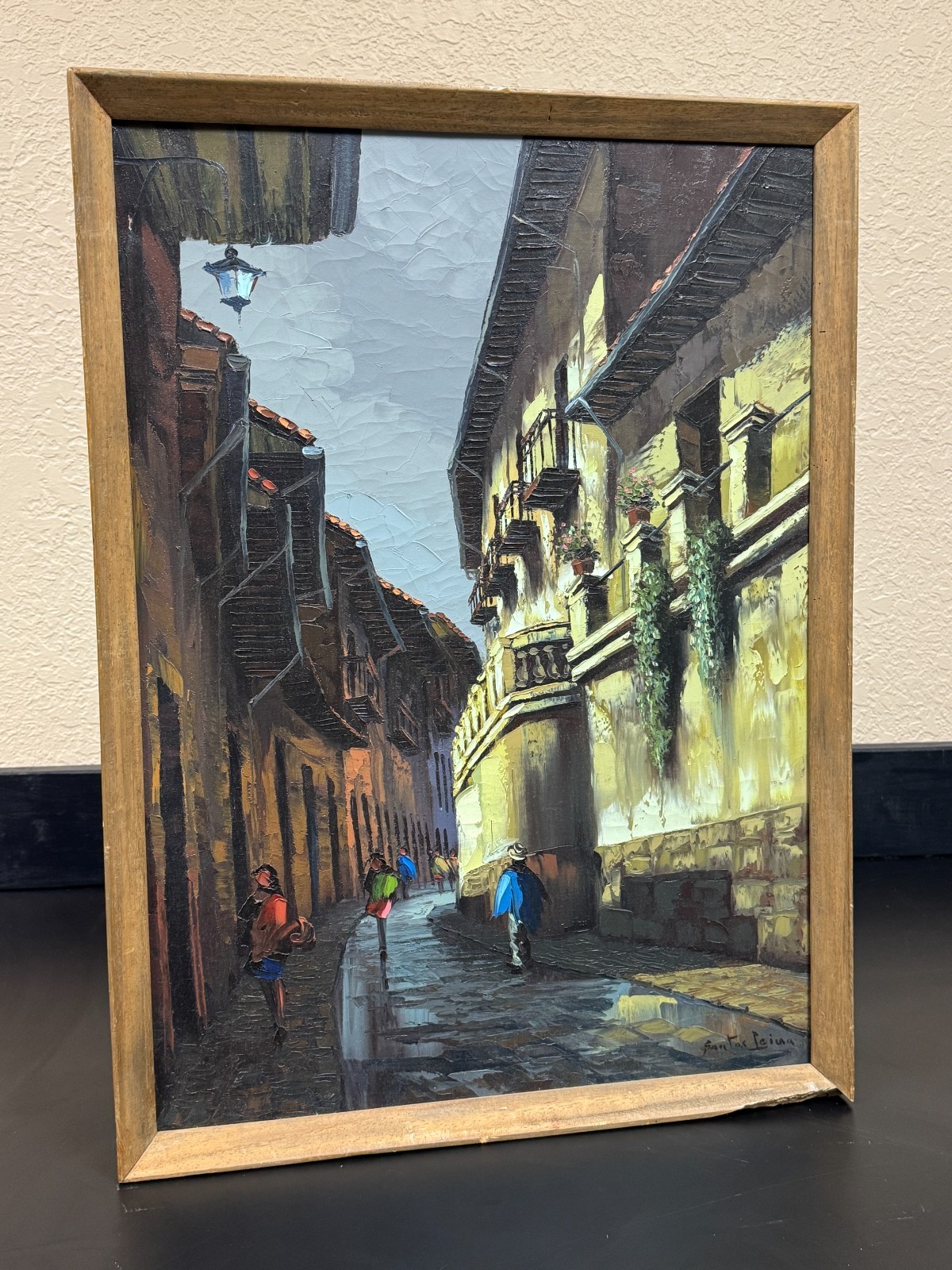 Overview of Santos Leina South American Oil Painting on Canvas
