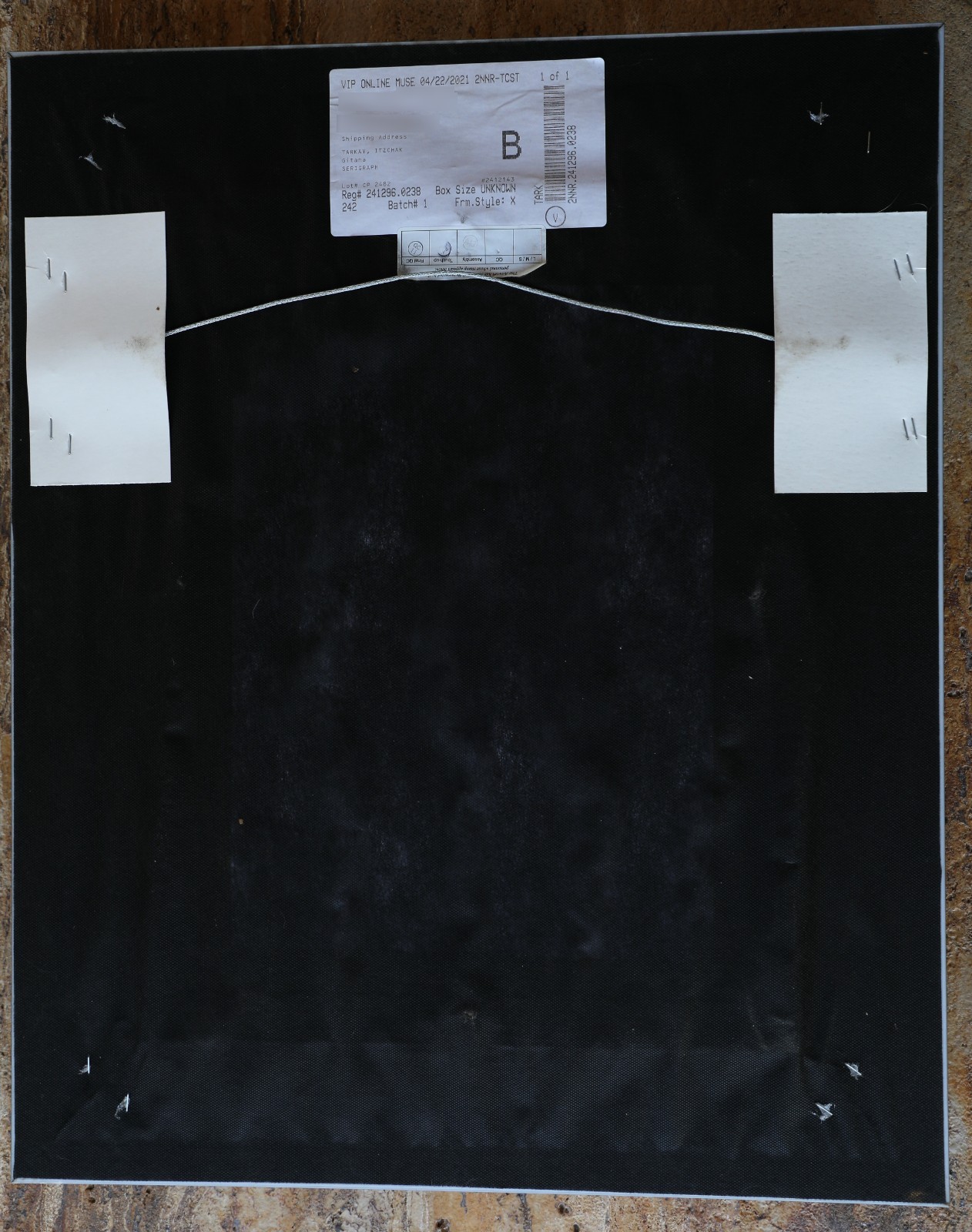 Itzchak Tarkay: «Gitana» Serigraph, signed & numbered 12×16 in 22×27 frame