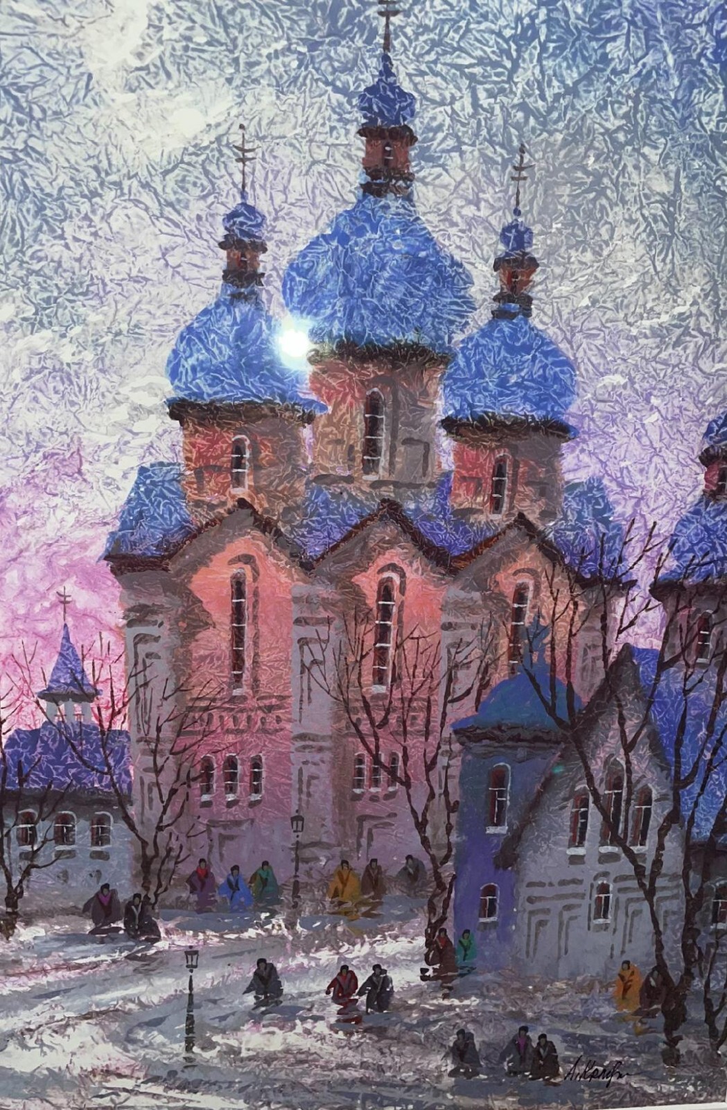 ‘Kyiv Red Sunset’ By Anatole Krasnyansky