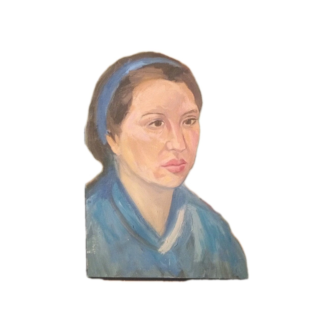 Art Vintage Portrait Painting of Woman – Original Art work on Canvas