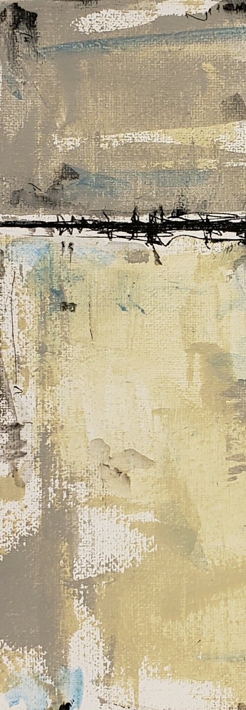 No.951 Original Abstract Modern Minimal Contemporary Painting By K.A.Davis
