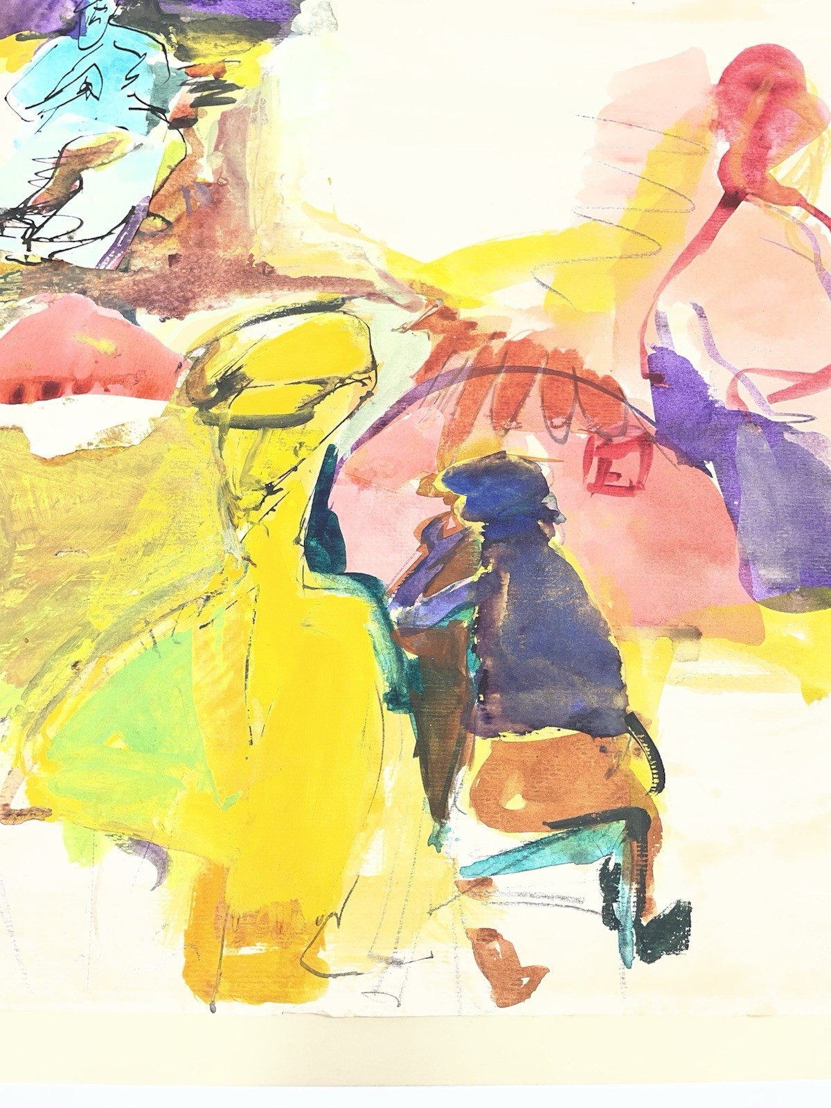 Carol Tolin – Mixed Medium Painting – Well Known Venice CA Abstract artist