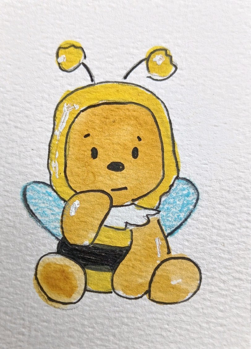 Aceo Mixed Media Art Card