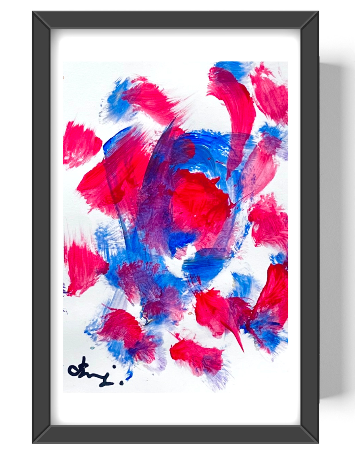 Guajardo Spider Super Hero 9X6 Paper Unique Abstract Expressionism