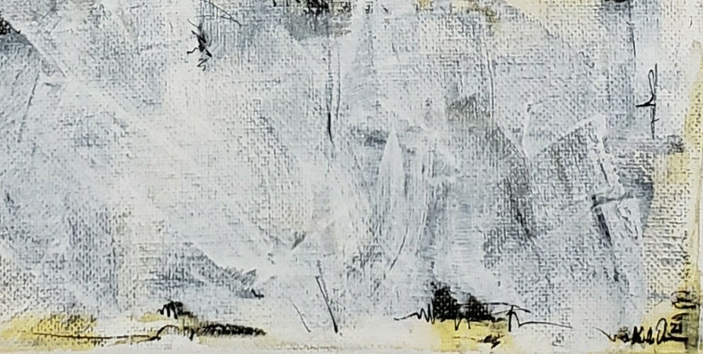 No.902 Original Abstract Modern Minimal Contemporary Painting By K.A.Davis