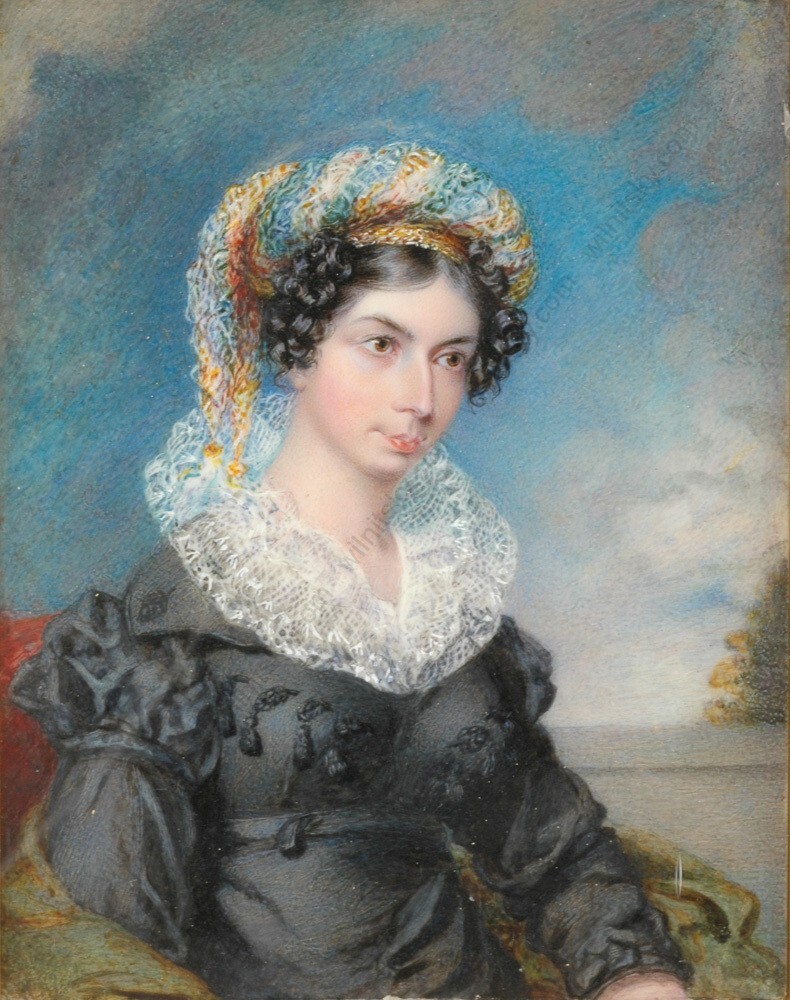 George Raphael Ward (1801-1878) «Mrs Susanna Newby from Northampton» 1824 (m)