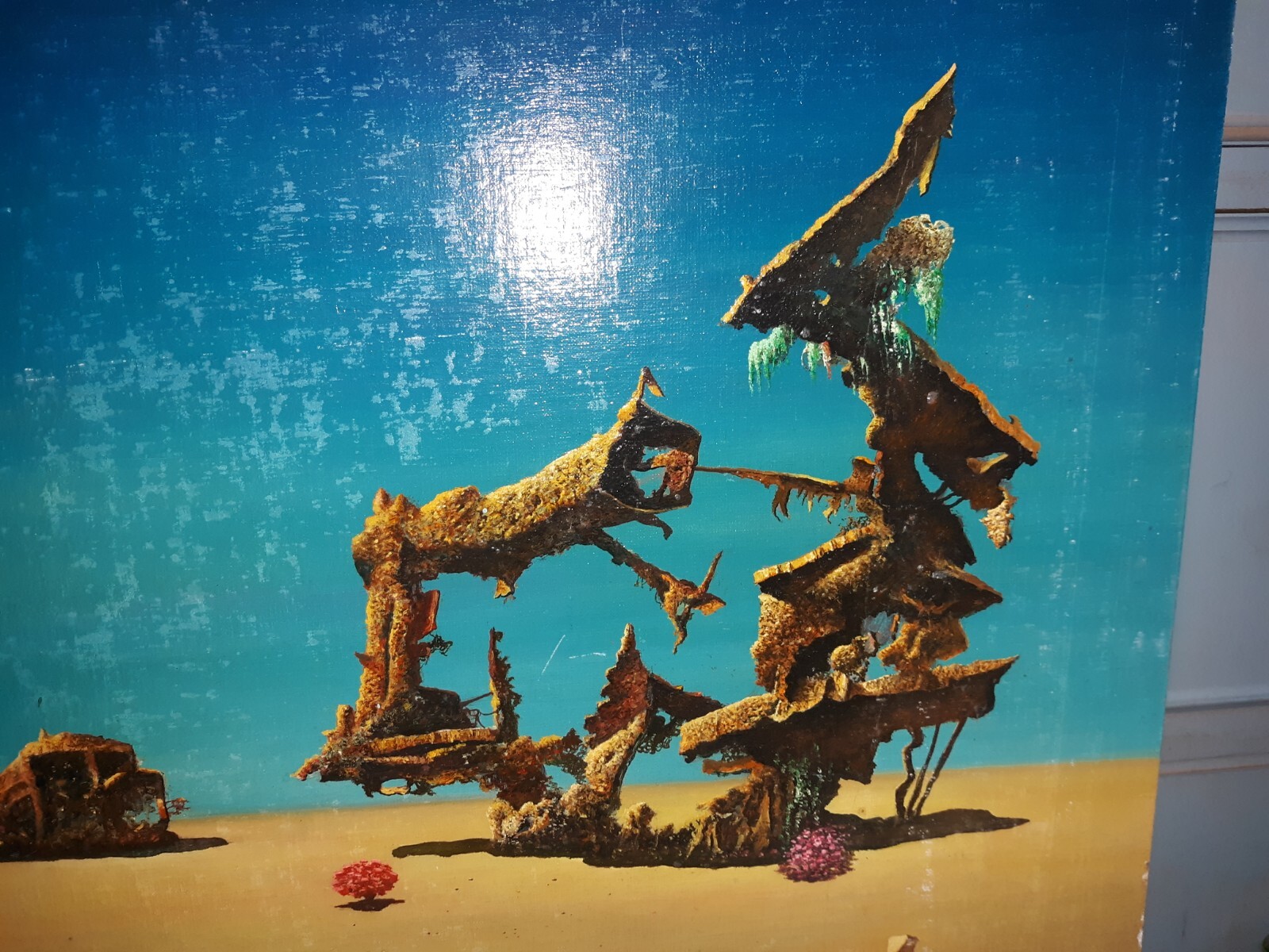 Tony Fachet Surrealist Outer Space Painting Sci Fi Illustration
