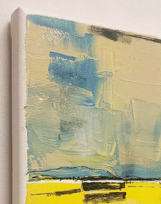No.640 Original Abstract Modern Minimal Contemporary Painting By K.A.Davis