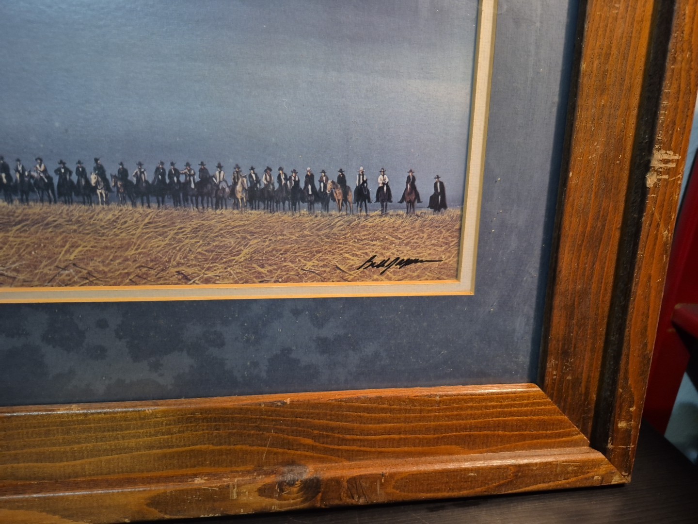 Twenty Dollars a Head, Bill Jaxon, signed W/COA FRAMED MATTED