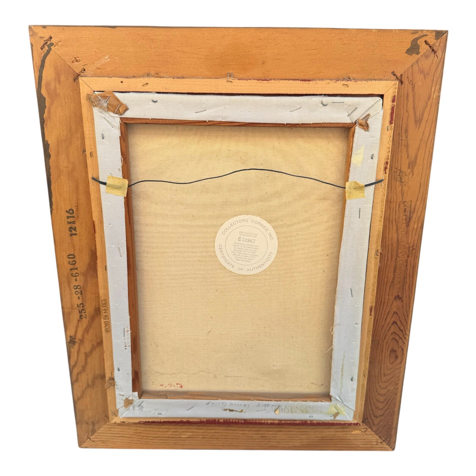 Landscape Oil Painting Signed C. Inness Clara Framed Vintage 16” X 12”