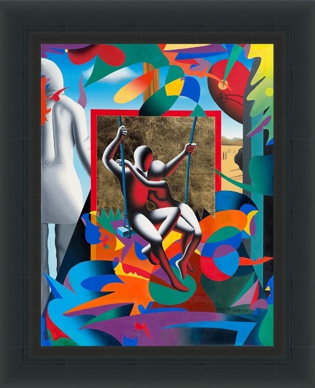 Mark Kostabi «The Dream Starts Here» (2021) Sculptograph