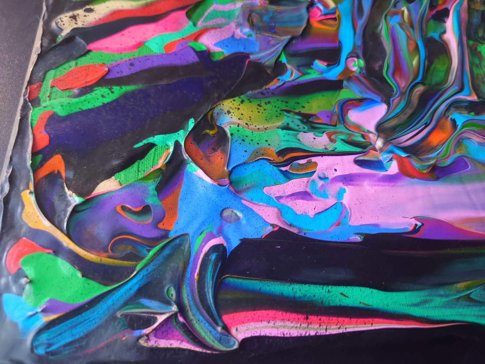Personal Piece #1 Adara Danner Original Textured Acrylic On Canvas
